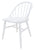 Vera Solid Oak Dining Chair - Set of 2 (White)