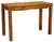 Amsterdam Solid Mahogany Timber 2 Drawer Desk (Light Pecan)