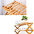 Ekkio Eco-Friendly & Non-Toxic Sturdy 6 Tier Foldable Bamboo Shoe Rack Brown