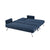 Sarantino Mia 3-Seater Sofa Bed with Chaise in Blue