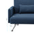 Sarantino Mia 3-Seater Sofa Bed with Chaise in Blue