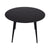 Round Dining Table Minimalist Marble Effect Black