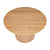 Luxe Ribbed Round Coffee Table Wooden