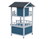Double Story Cat Shelter Condo with Escape Door Rainproof Kitty House