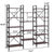 Industrial Vintage Shelf Bookshelf, Wood and Metal Bookcase Furniture for Home & Office