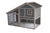 Grey Chicken Coop Rabbit Hutch Ferret Cage Hen Chook House