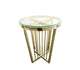 Salina Coffee Table - ClearTop - 45cm Gold