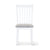 Laelia Dining Chair Set of 6 Solid Acacia Timber Wood Coastal Furniture - White