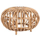 Mimosa 64cm Rattan Round Side Sofa End Table - Natural