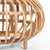 Mimosa 64cm Rattan Round Side Sofa End Table - Natural