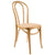Azalea Arched Back Dining Chair Set of 2 Solid Elm Timber Wood Rattan Seat - Oak