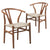 Natural Hans Wegner Replica Wishbone Chairs (Set of 2)