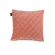 Bedding House Vercors Luxury Cotton Velvet Filled Square Cushion - Pink