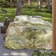 Bedding House Arcadia Green Cotton Sateen Quilt Cover Set King