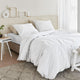 Bedding House Organic Cotton Basic White Quilt Cover Set King