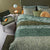 Bedding House Skin Green Cotton Quilt Cover Set King
