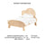 Cat Dog Wooden Bed Pet Sofa for Small Pet Wood Frame Beds With Bedding