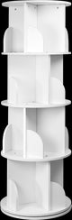 360-degree Rotating 4 Tier Bookcase