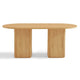 Kate 6 Seater Column Dining Table in Natural