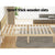 Artiss Bed Frame Queen Size Wooden Base Mattress Platform Timber Pine YUMI