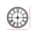 Wall Clock Extra Large Modern Silent No Ticking Movements 3D Home Office Kitchen Decor - 60cm