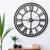 Wall Clock Extra Large Modern Silent No Ticking Movements 3D Home Office Kitchen Decor - 80cm