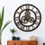Wall Clock Extra Large Vintage Silent No Ticking Movements 3D Home Office Decor - 60cm