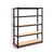 Giantz 1.2M Warehouse Racking Shelving Storage Shelf Garage Shelves Rack Steel Black - Decorly