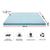 Giselle Bedding COOL GEL Memory Foam Mattress Topper BAMBOO Cover Single 8CM Mat - Decorly